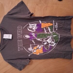 The Who Graphic T-Shirt in Gray